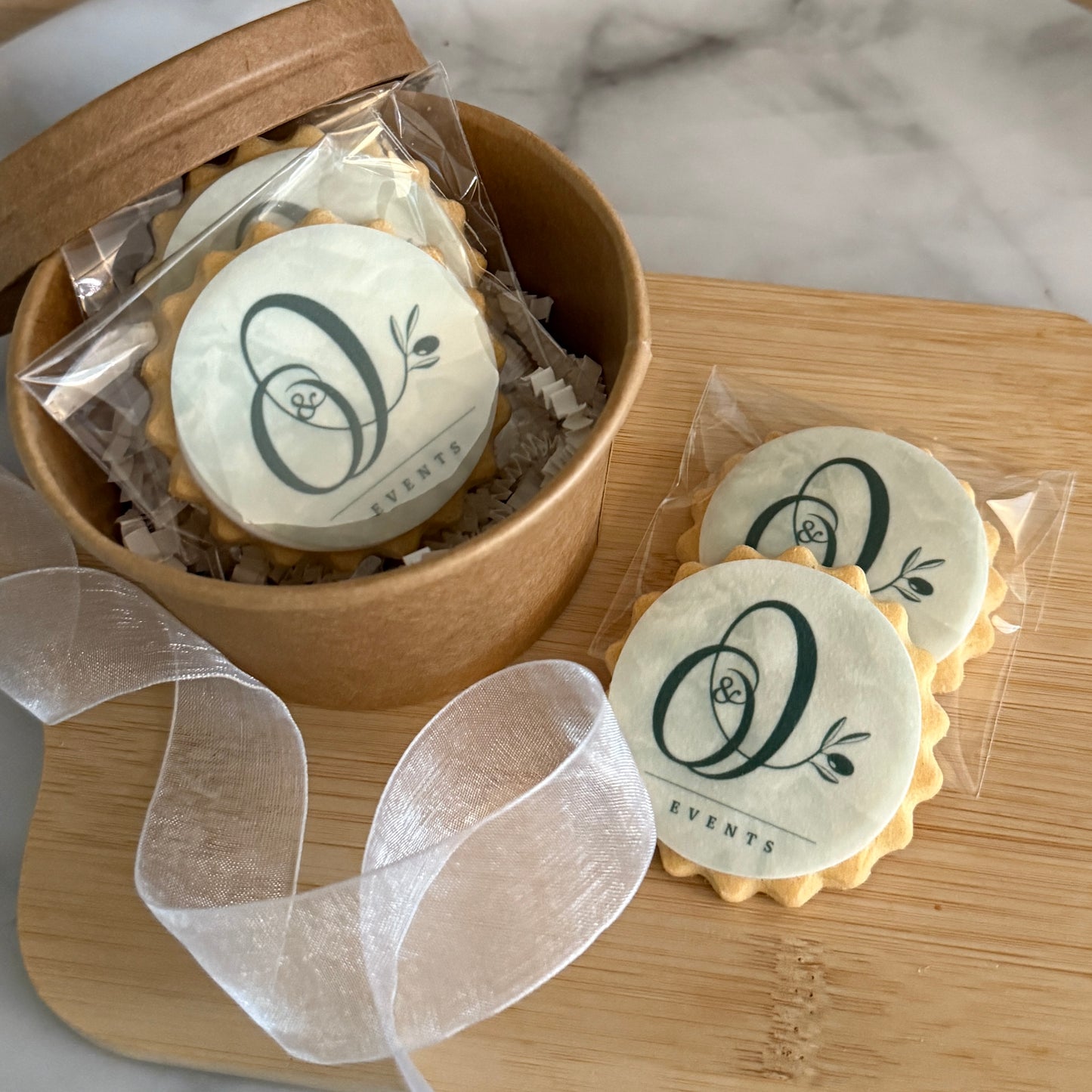 Corporate Logo Branded Biscuits