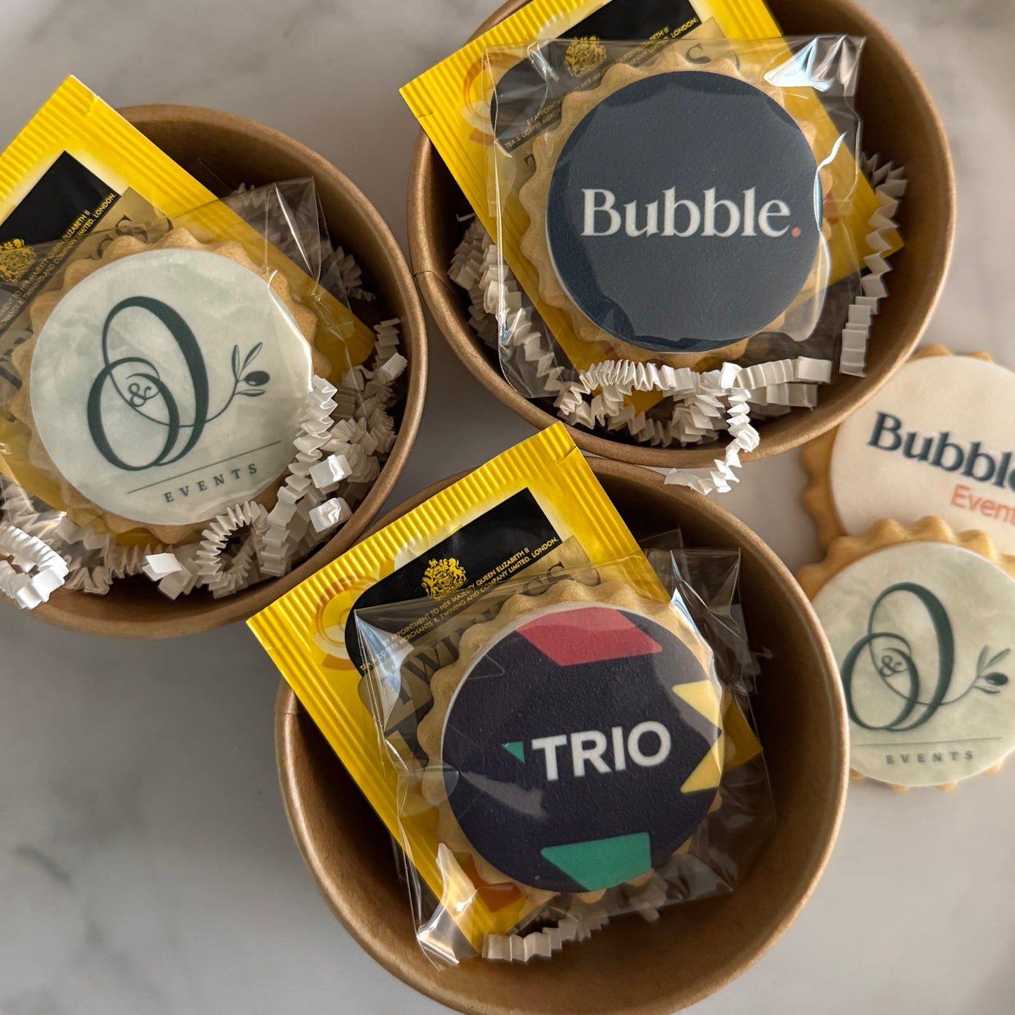 Corporate Logo Branded Biscuits