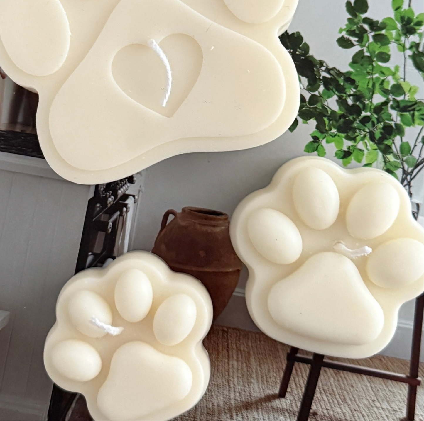Dog Paws Candles