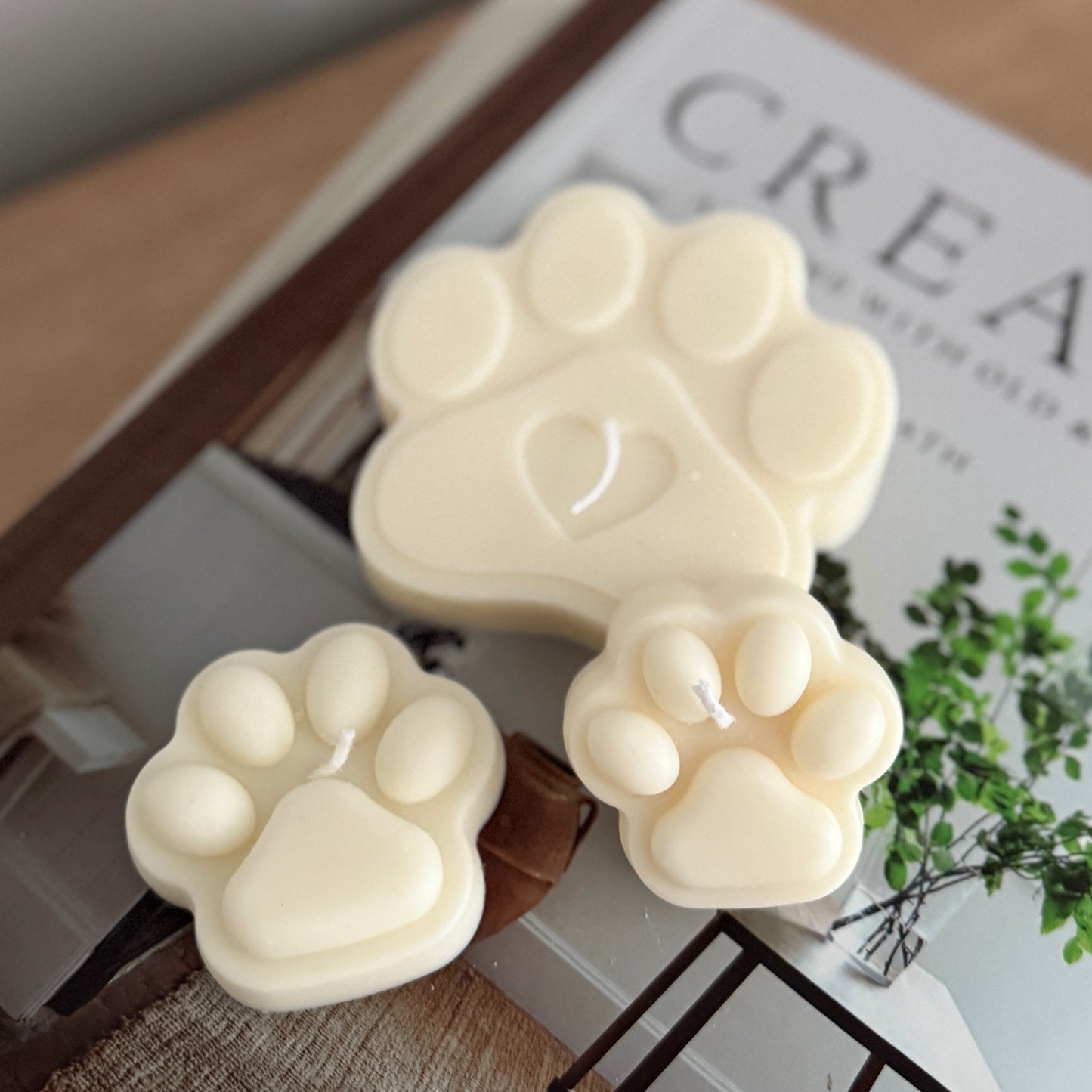 Dog Paws Candles