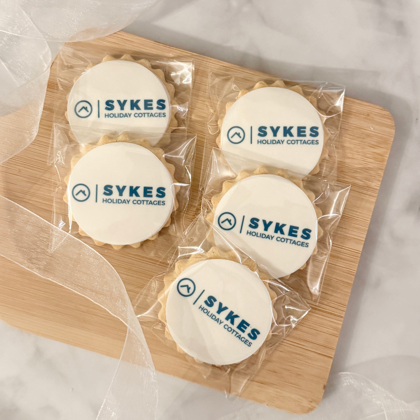 Corporate Logo Branded Biscuits