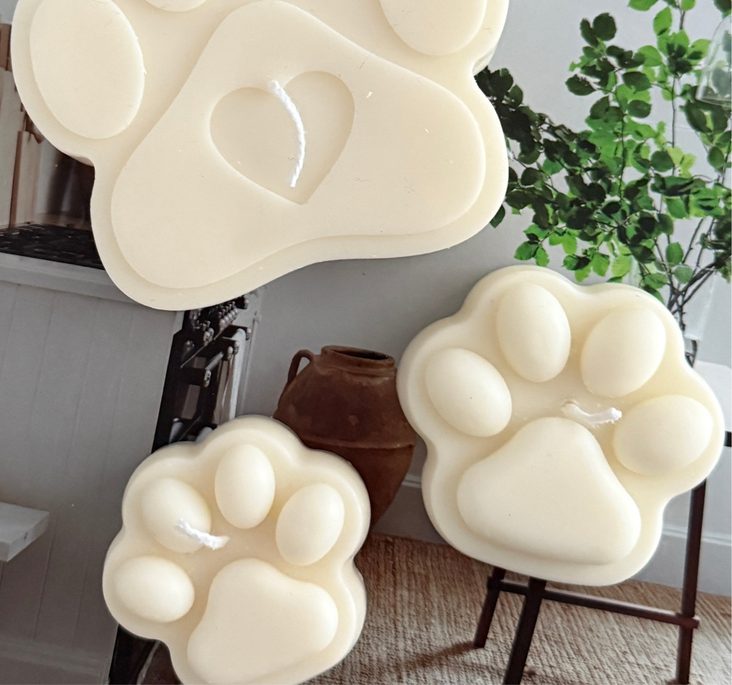 Dog Paws Candles