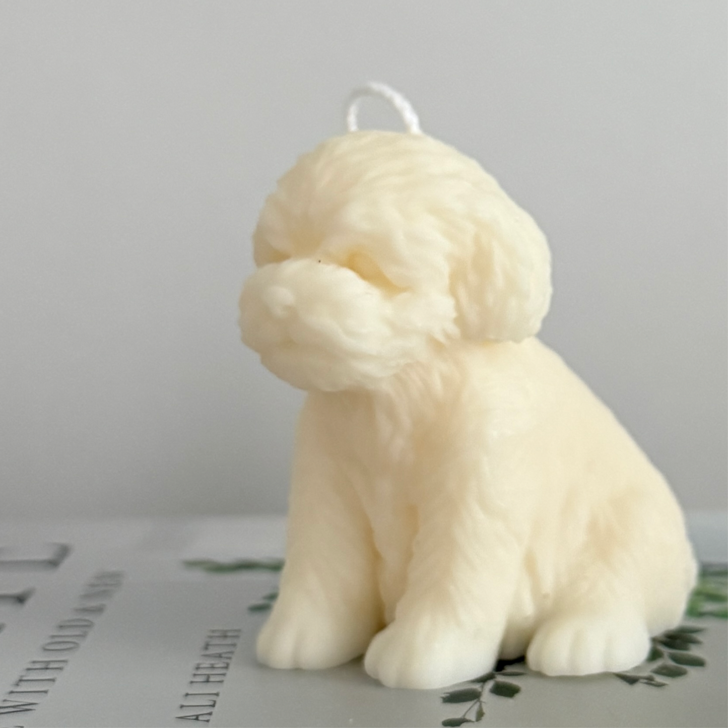 Cavapoo Puppy Candle