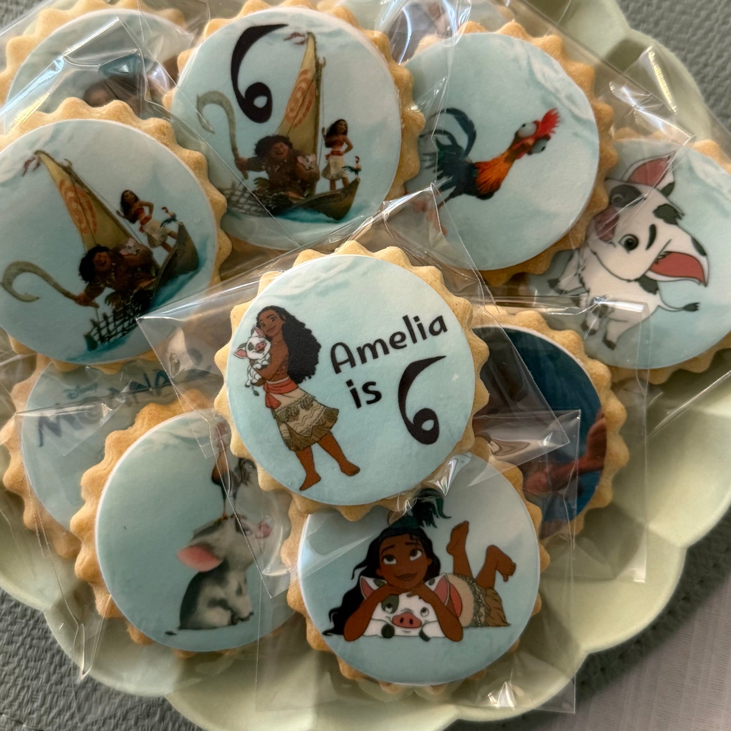 Disney's Moana 2 Party Biscuits