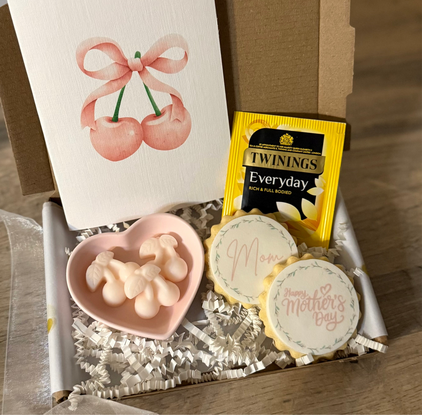 Cherry Bow Mothers Day Gift Box