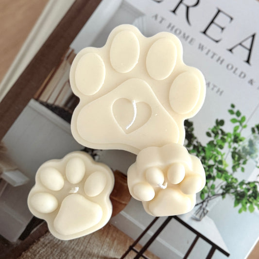 Dog Paws Candles