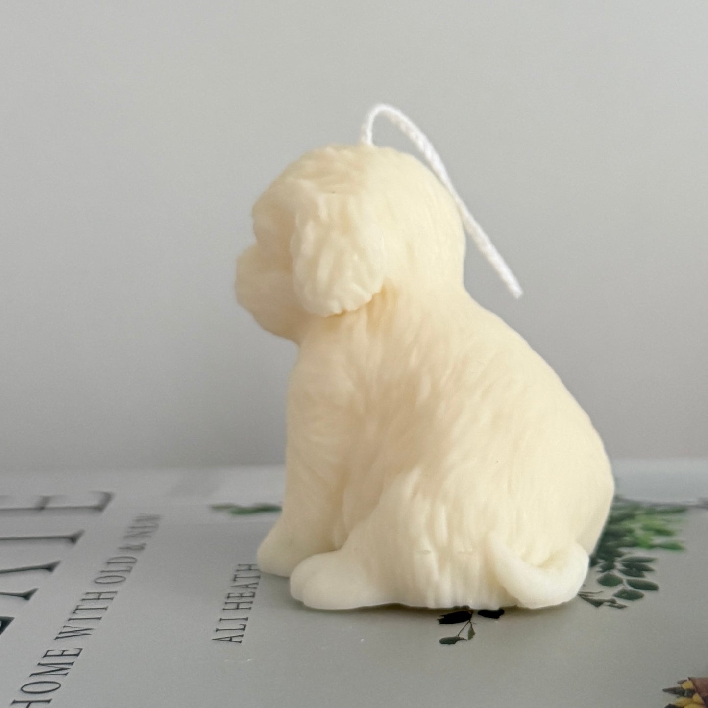 Cavapoo Puppy Candle