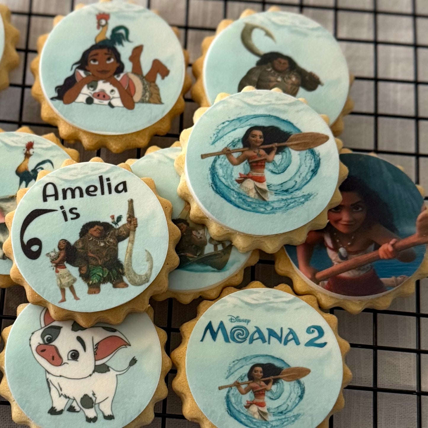 Disney's Moana 2 Party Biscuits