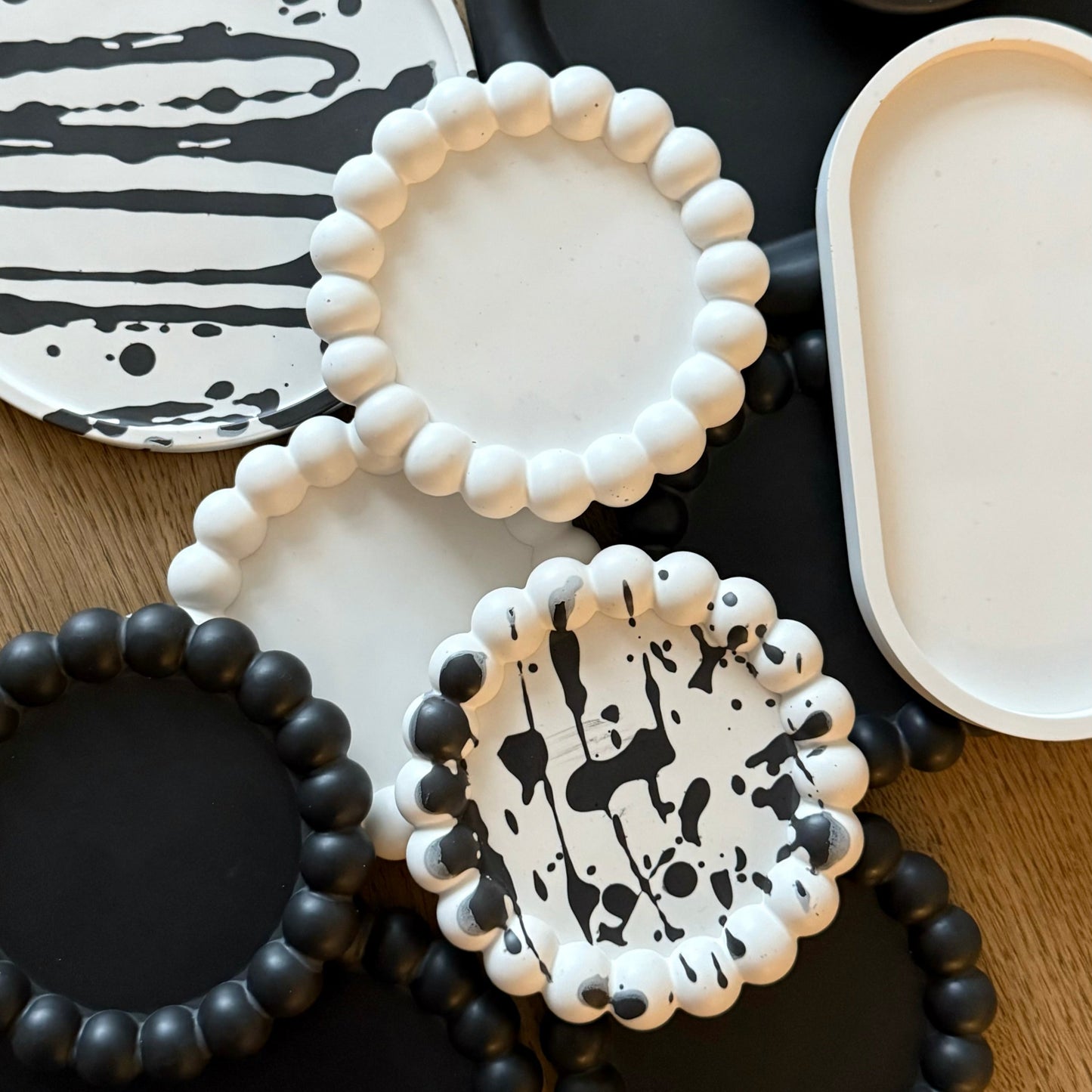 Handmade Oval Decorative Trinket Trays - 3 Sizes