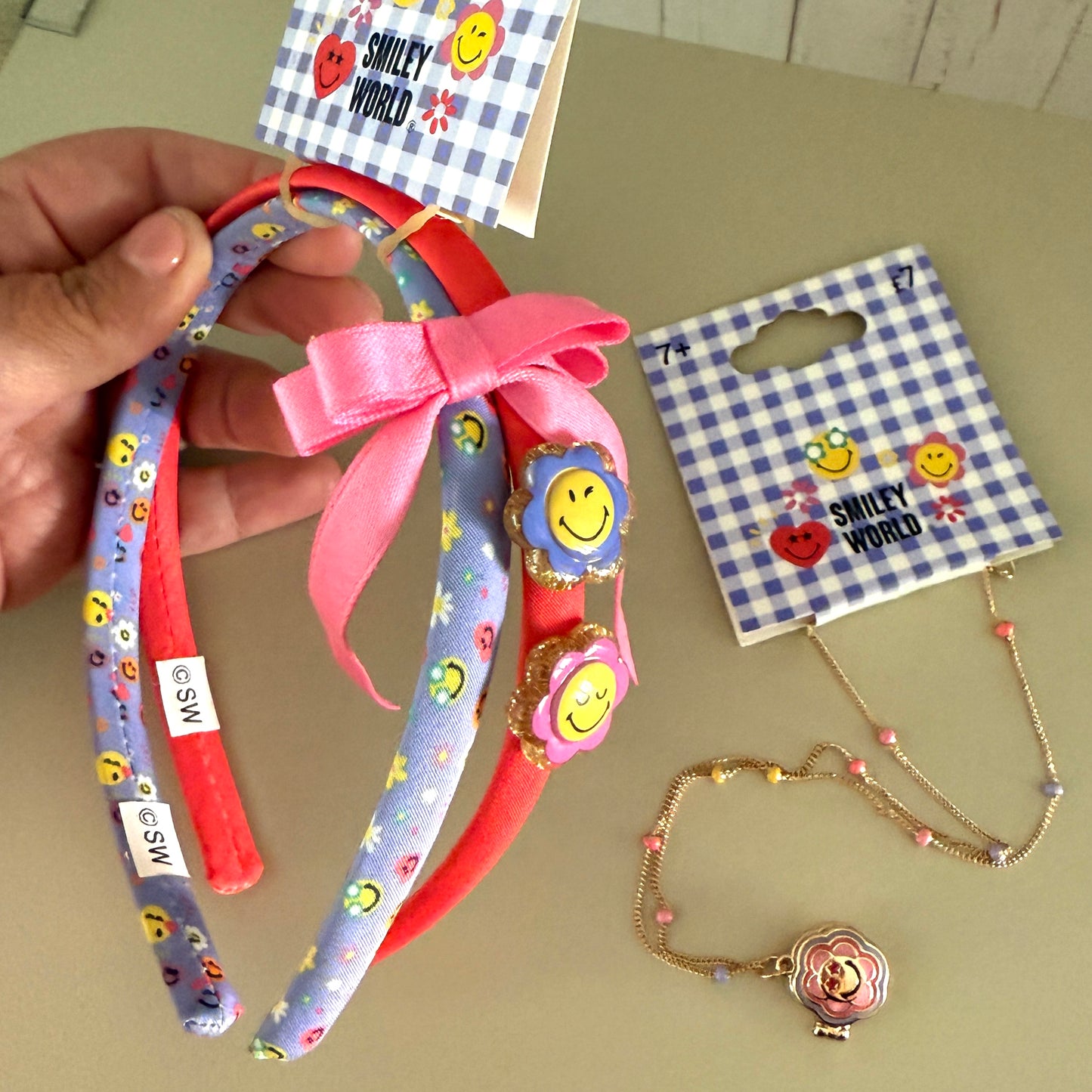 Smiley World Headband Set of 2 (Brand New)