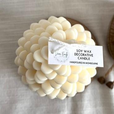 Large Pinecone Candle