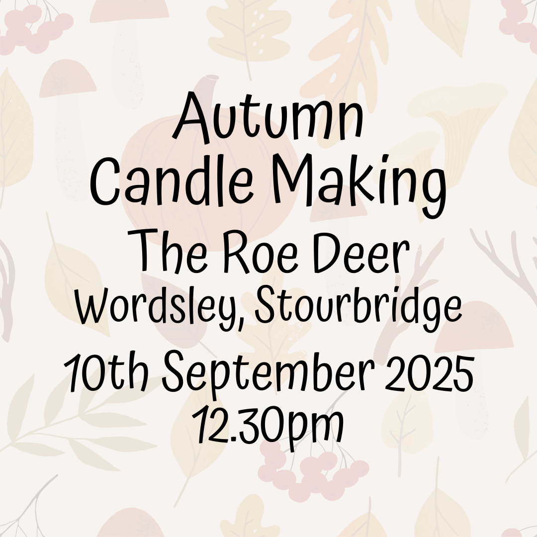 Candle Making Workshop - 10th September 12.30pm