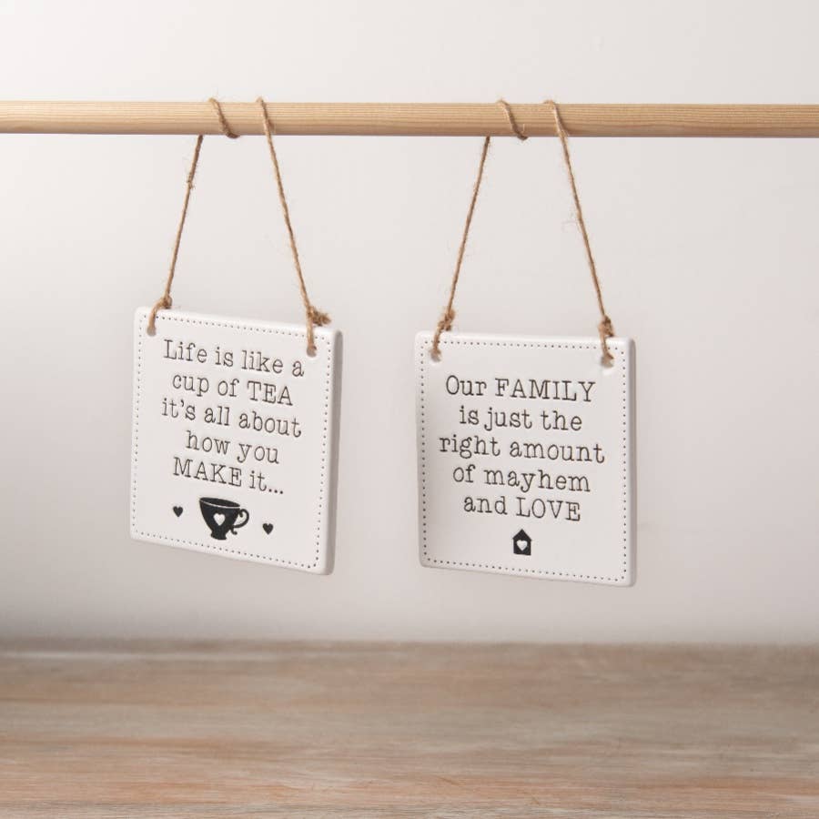 Cup of Tea Ceramic Sign