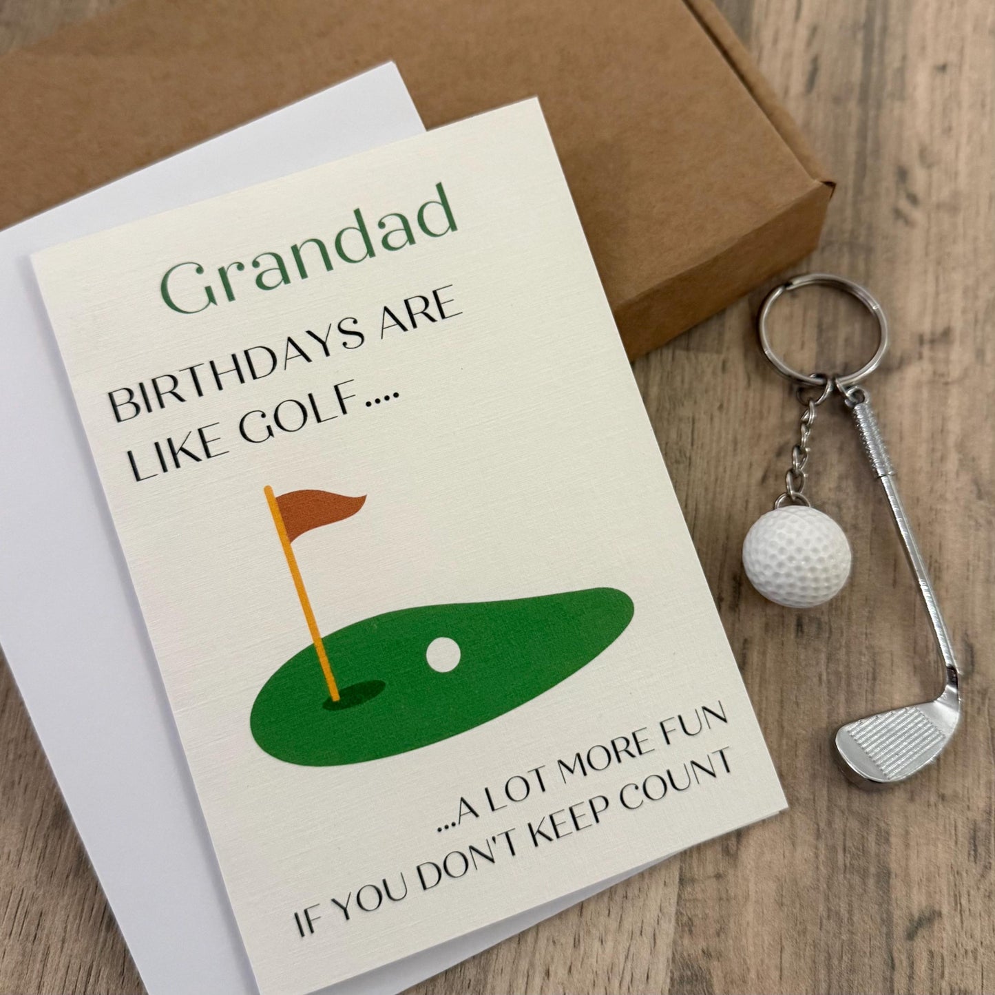 Grandad Golf Birthday Gift Set