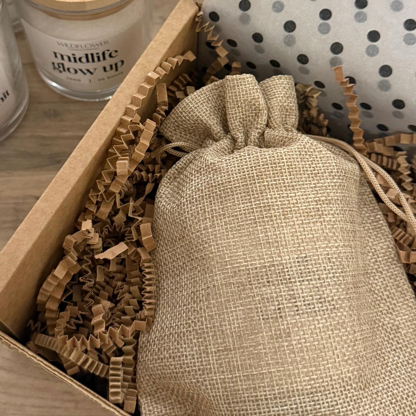 Midlife Glow Up Candle Sand Jar