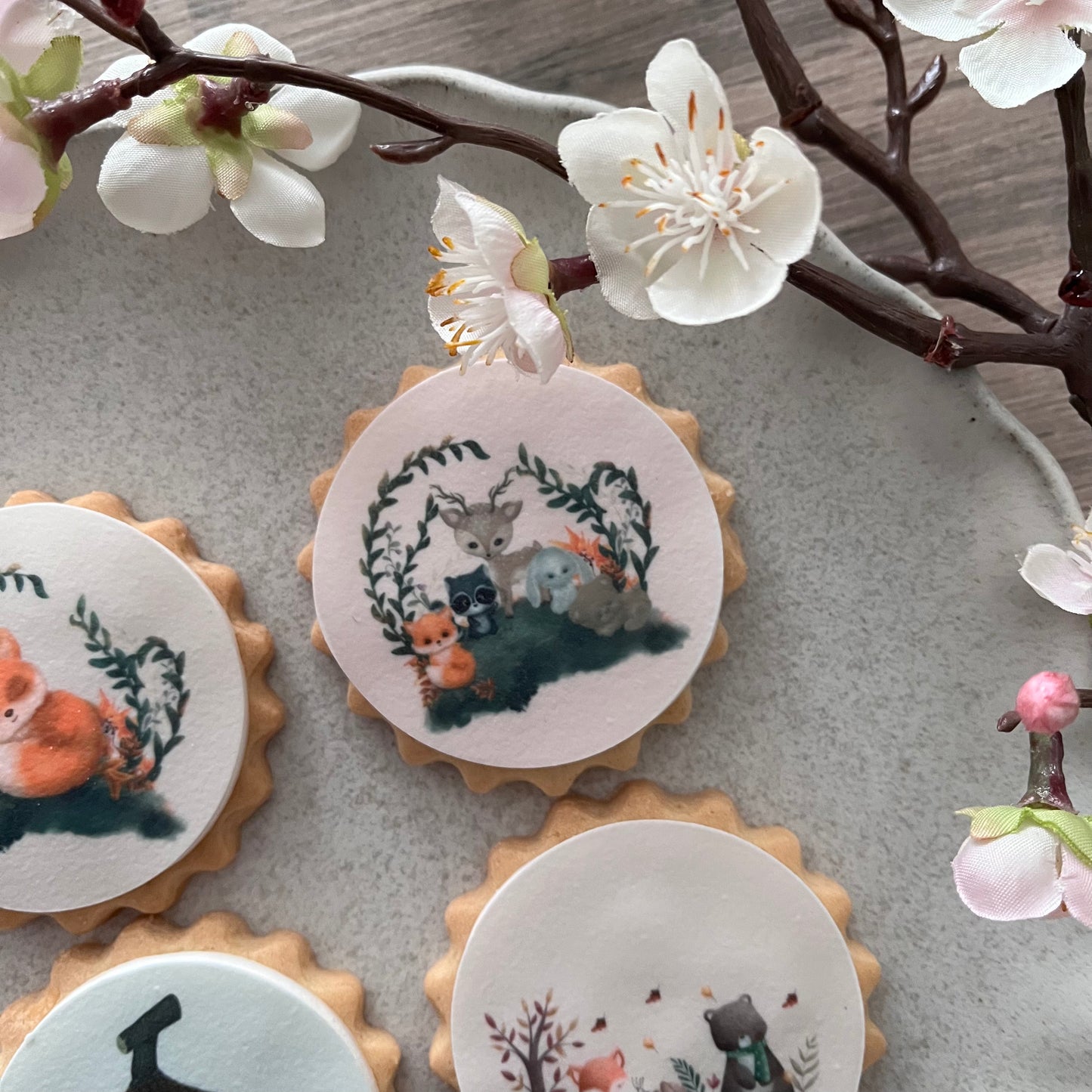 Teacher & Nursery WOODLAND Thank You Biscuit Gift Box