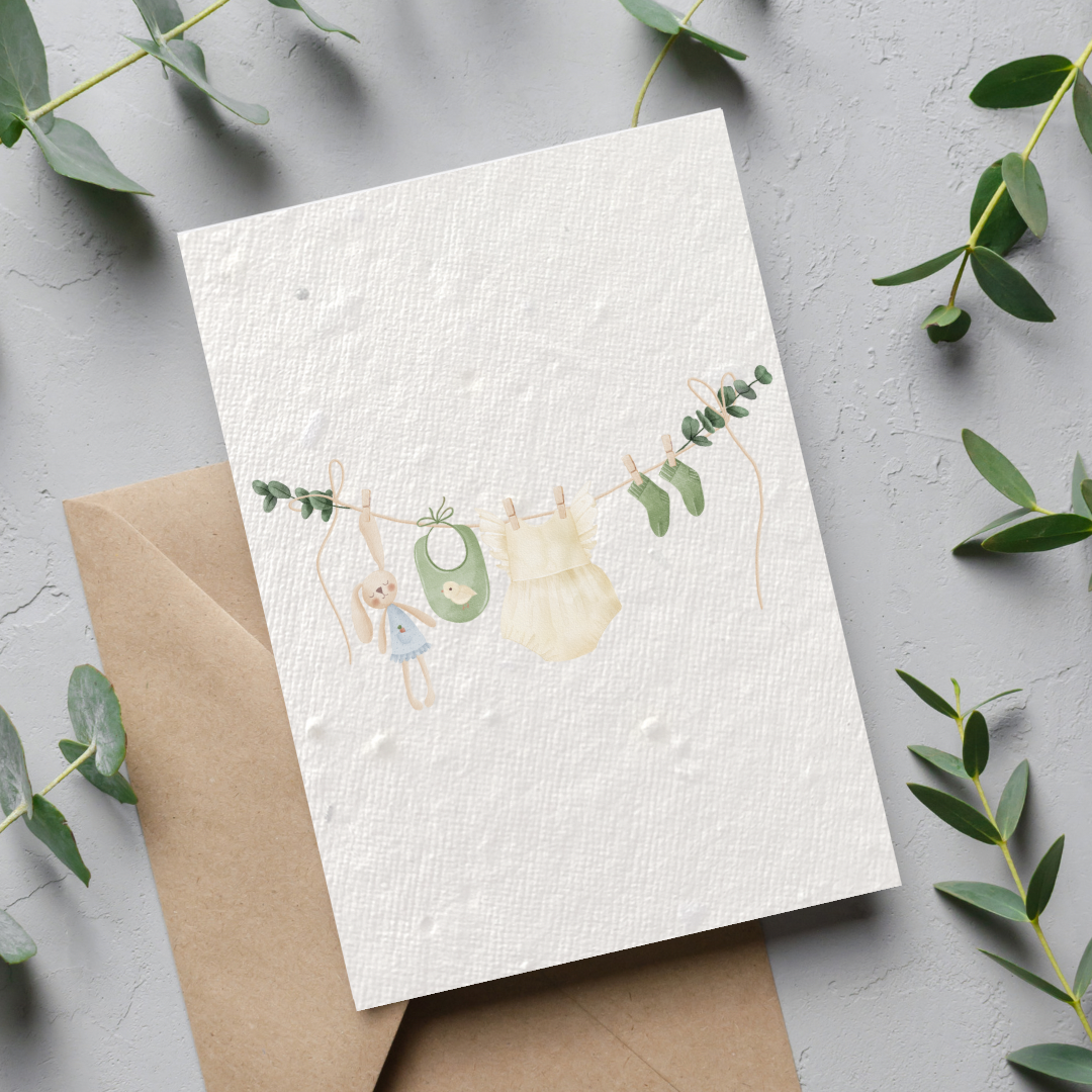 Baby Shower Seed Card