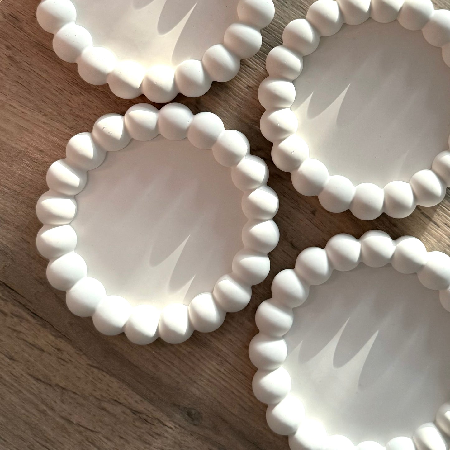 Handmade Bobble Candle Plate | Coaster (2 sizes)