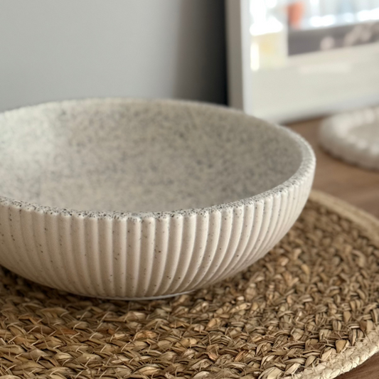 Ribbed Detailed Bowl - More Colours Available