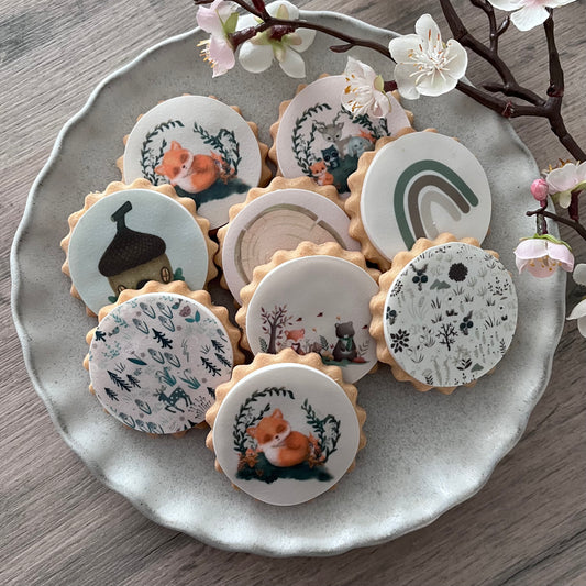 Teacher & Nursery WOODLAND Thank You Biscuit Gift Box