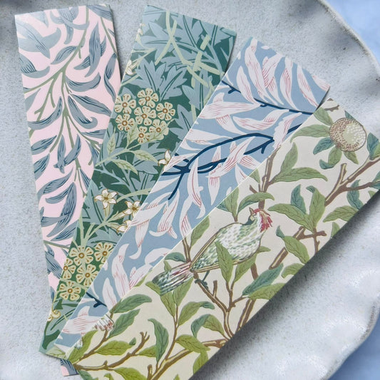 5 x William Morris Inspired Bookmarks