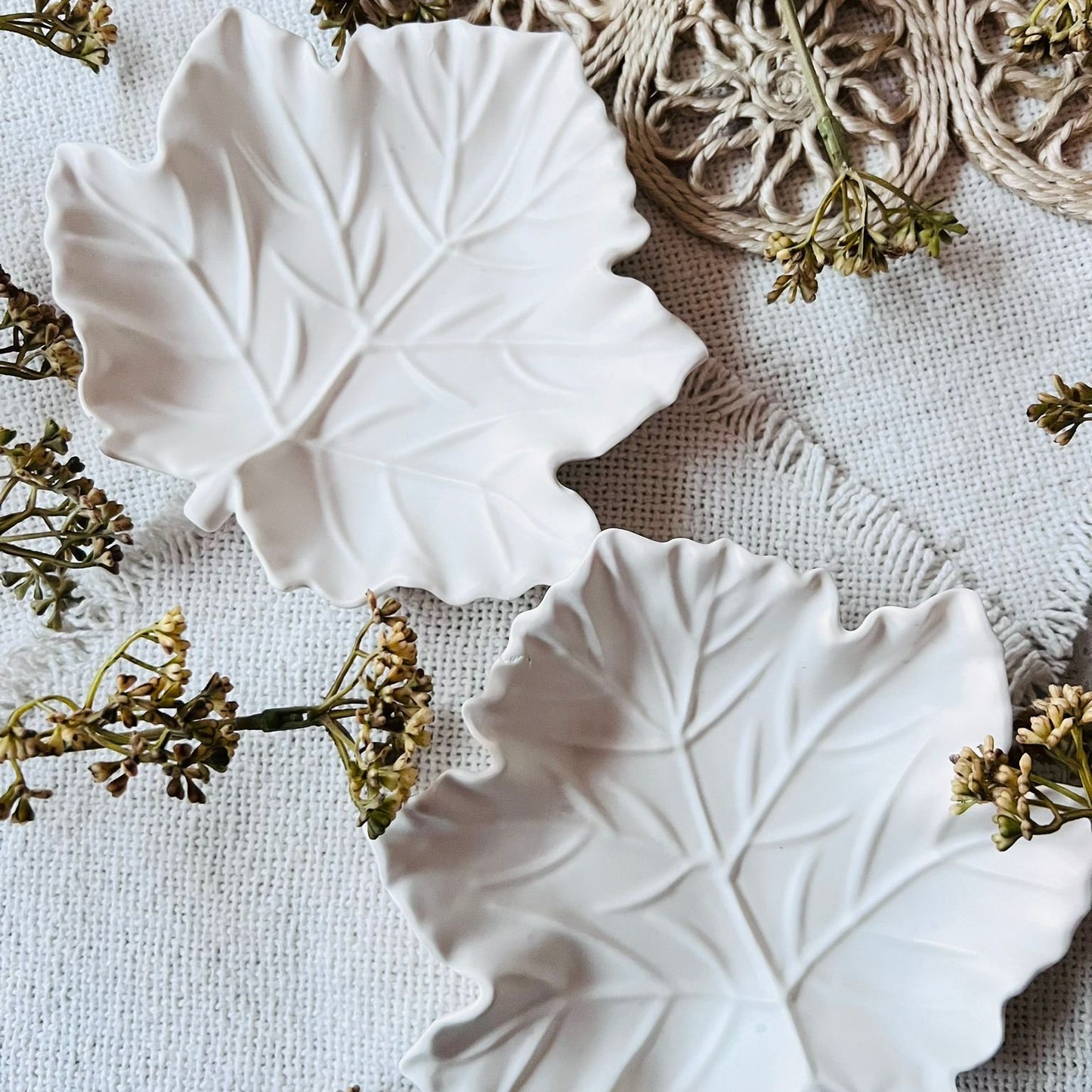Handmade Maple Leaf Trinket Tray