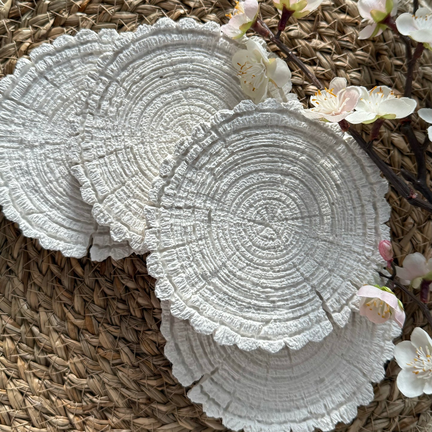 Log Slice Coaster/Candle Plate