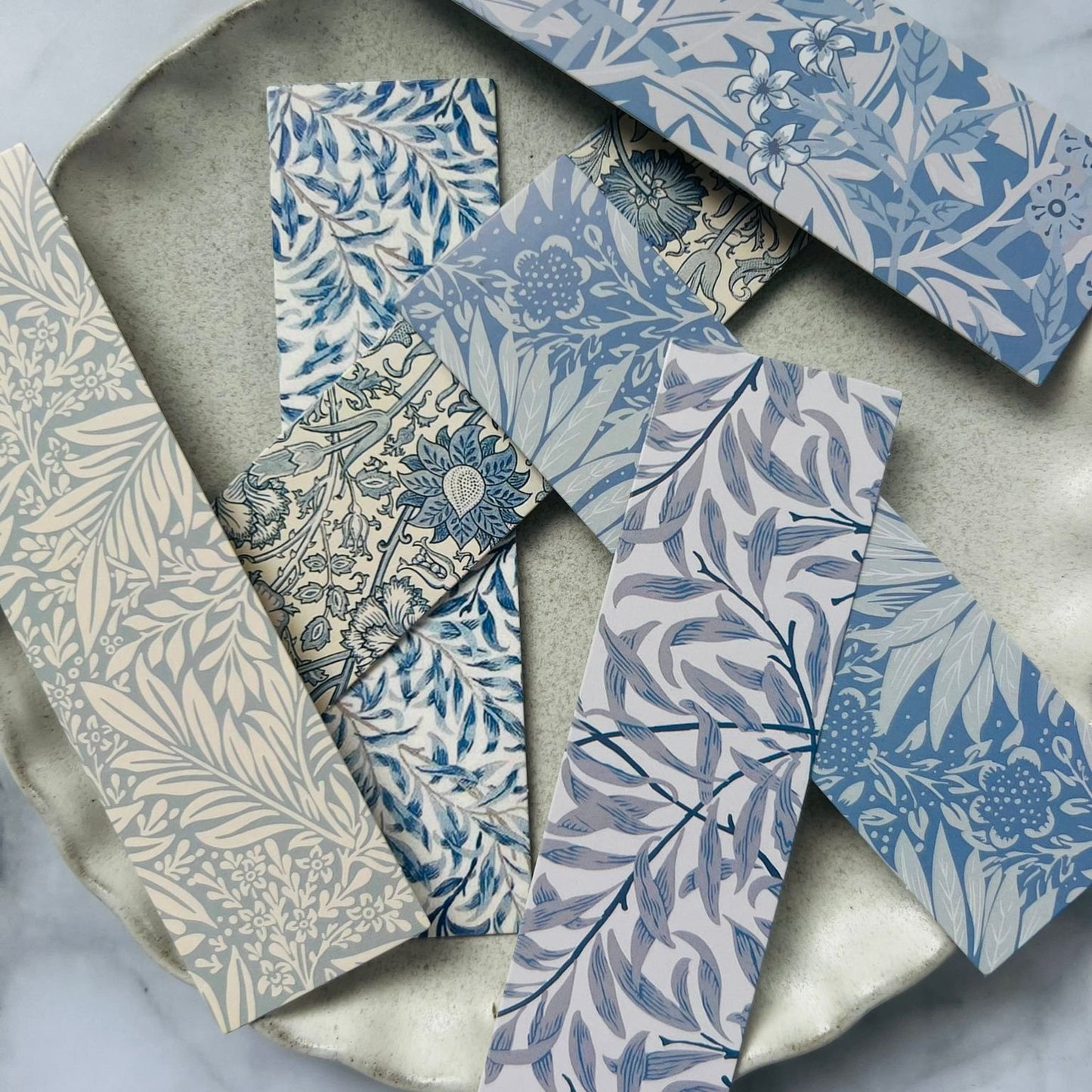 5 x William Morris Inspired Bookmarks