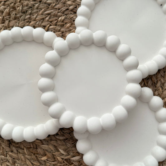 Handmade Bobble Candle Plate | Coaster (2 sizes)