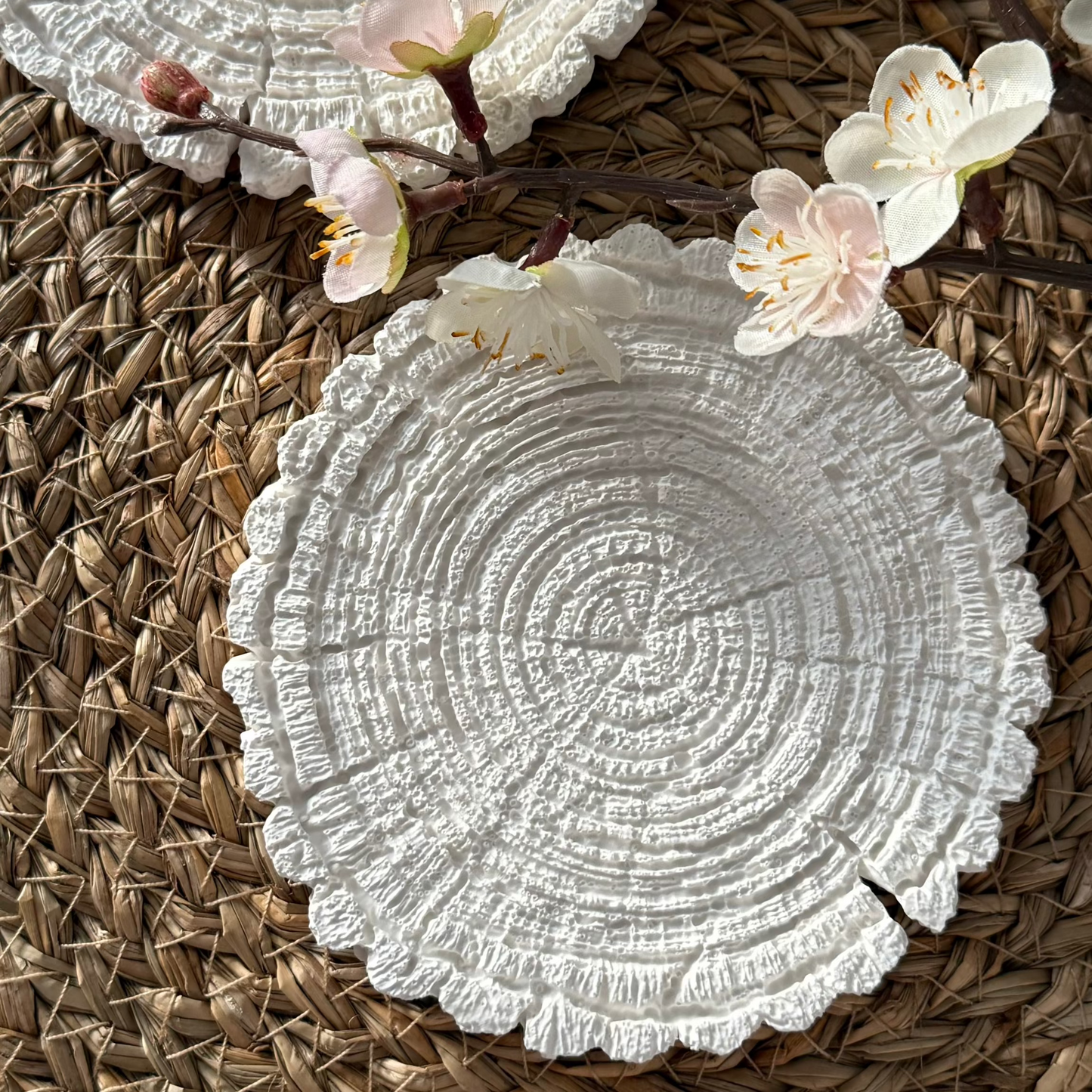 Log Slice Coaster/Candle Plate