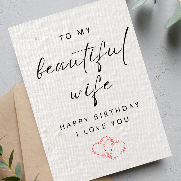 Wife Birthday Card | Birthday Cards for Wife | Dear Emily Designs