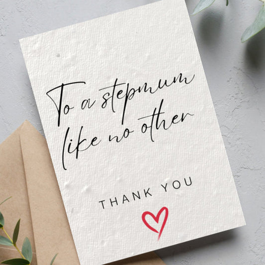 Stepmum Plantable Seeded Card