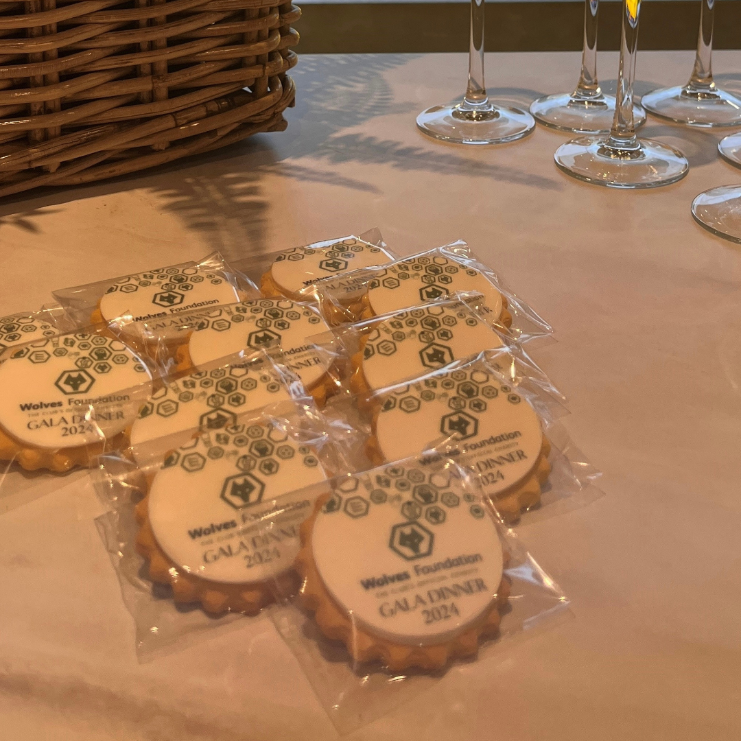 Sweet Success: How Custom Branded Biscuits Elevated the Wolves Foundation Gala Dinner