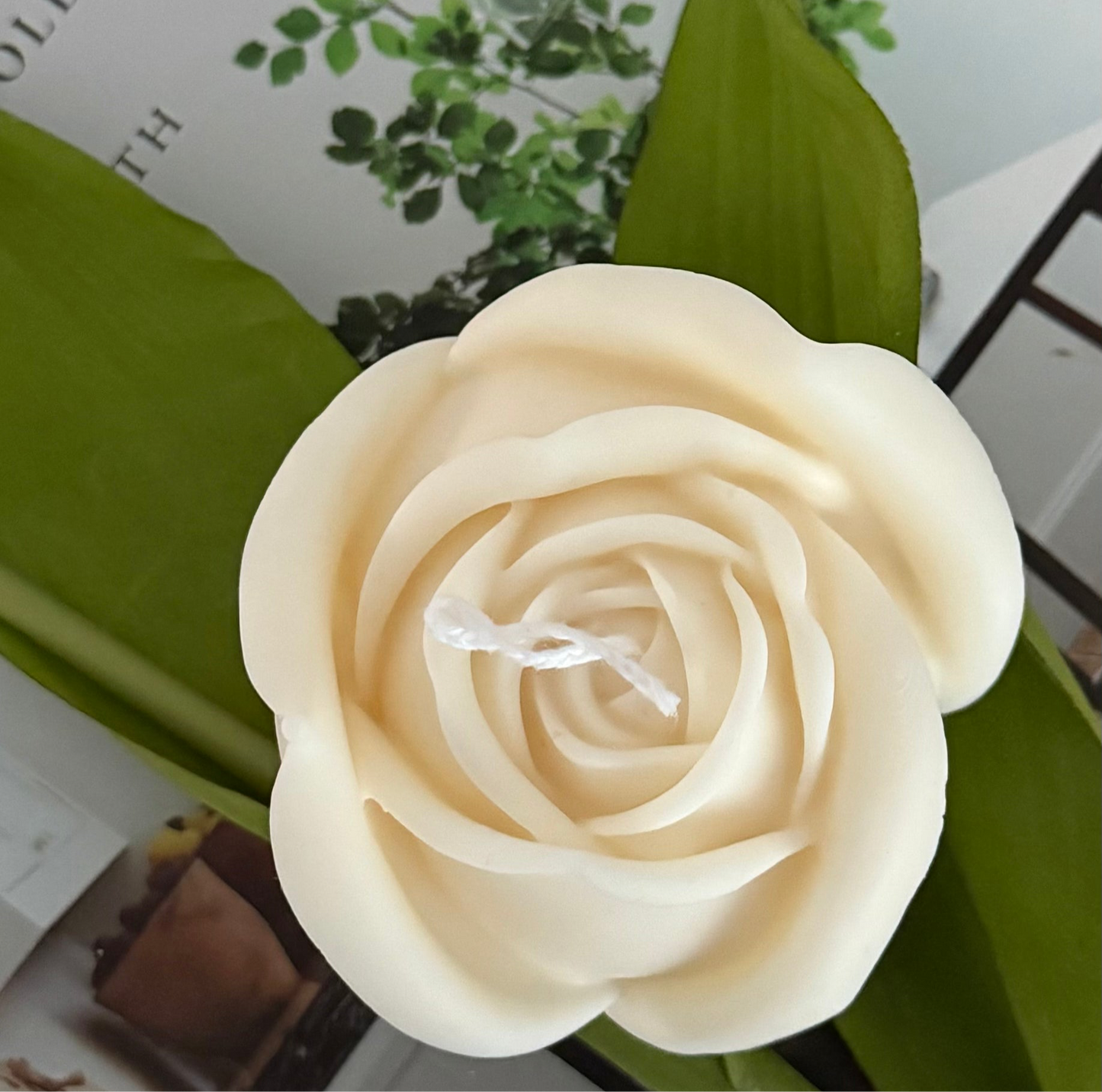 Rose Petal Candle