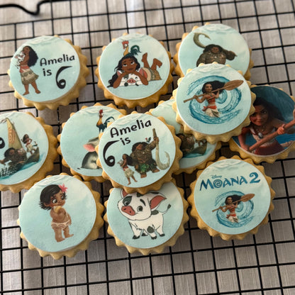 Disney's Moana 2 Party Biscuits