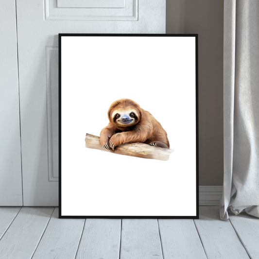 Sloth on a Branch Print