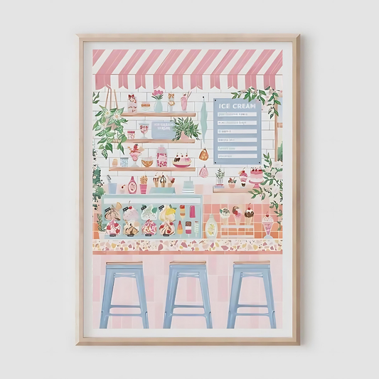 Ice Cream Parlour Print