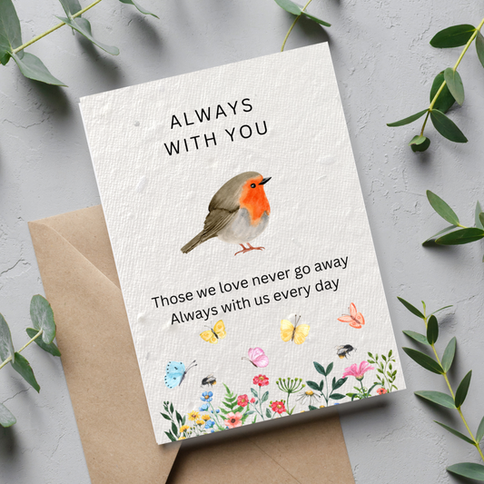 Always with You - Robin Plantable Seeded Card