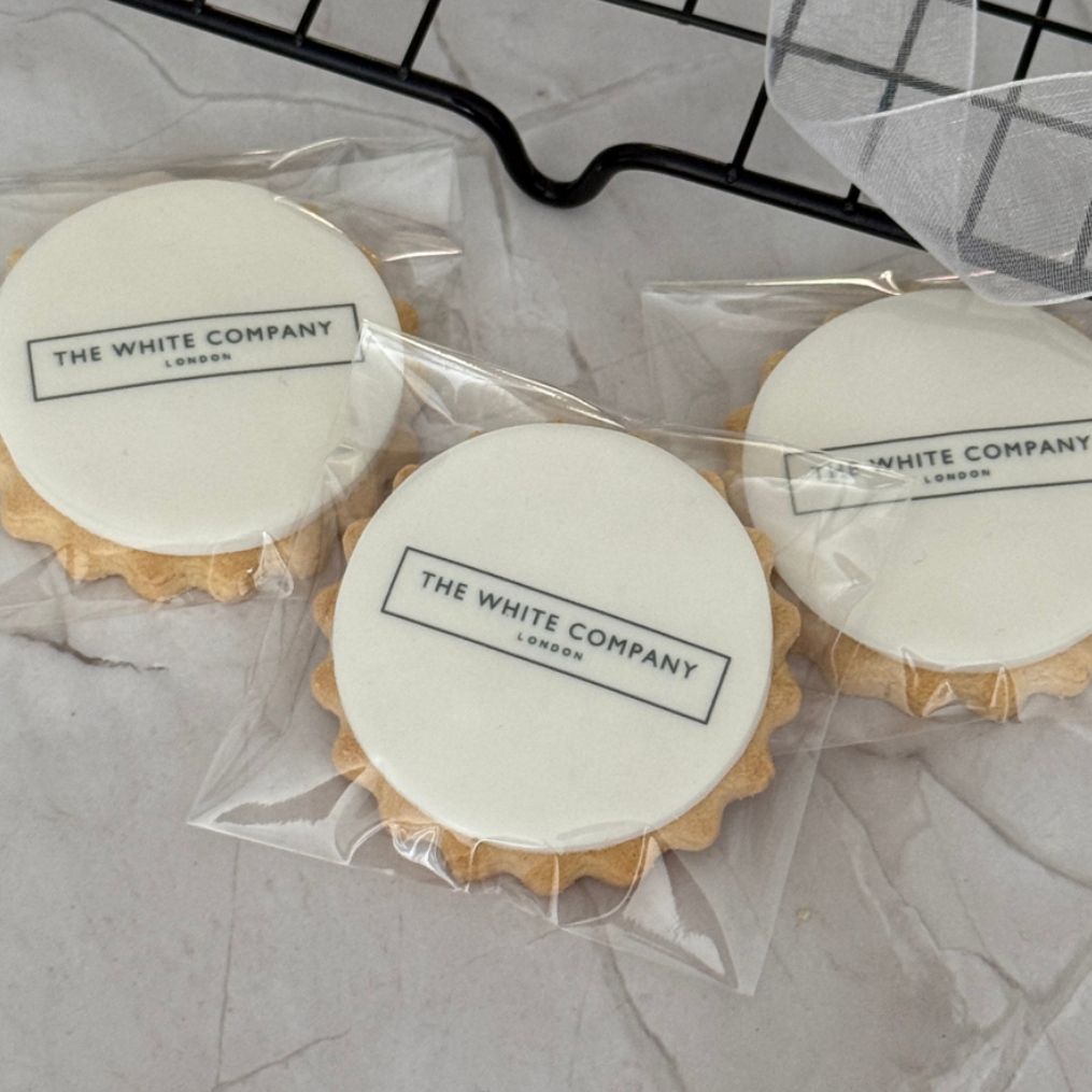 closeup photo of a packaged branded biscuit
