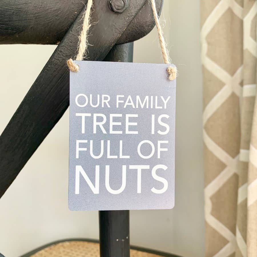 Our Family Tree Mini Metal Sign