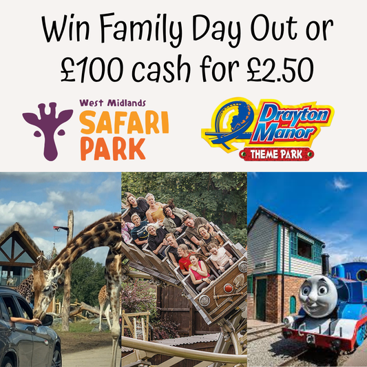 Summer Raffle – Win a Family Day Out or £100 Cash!