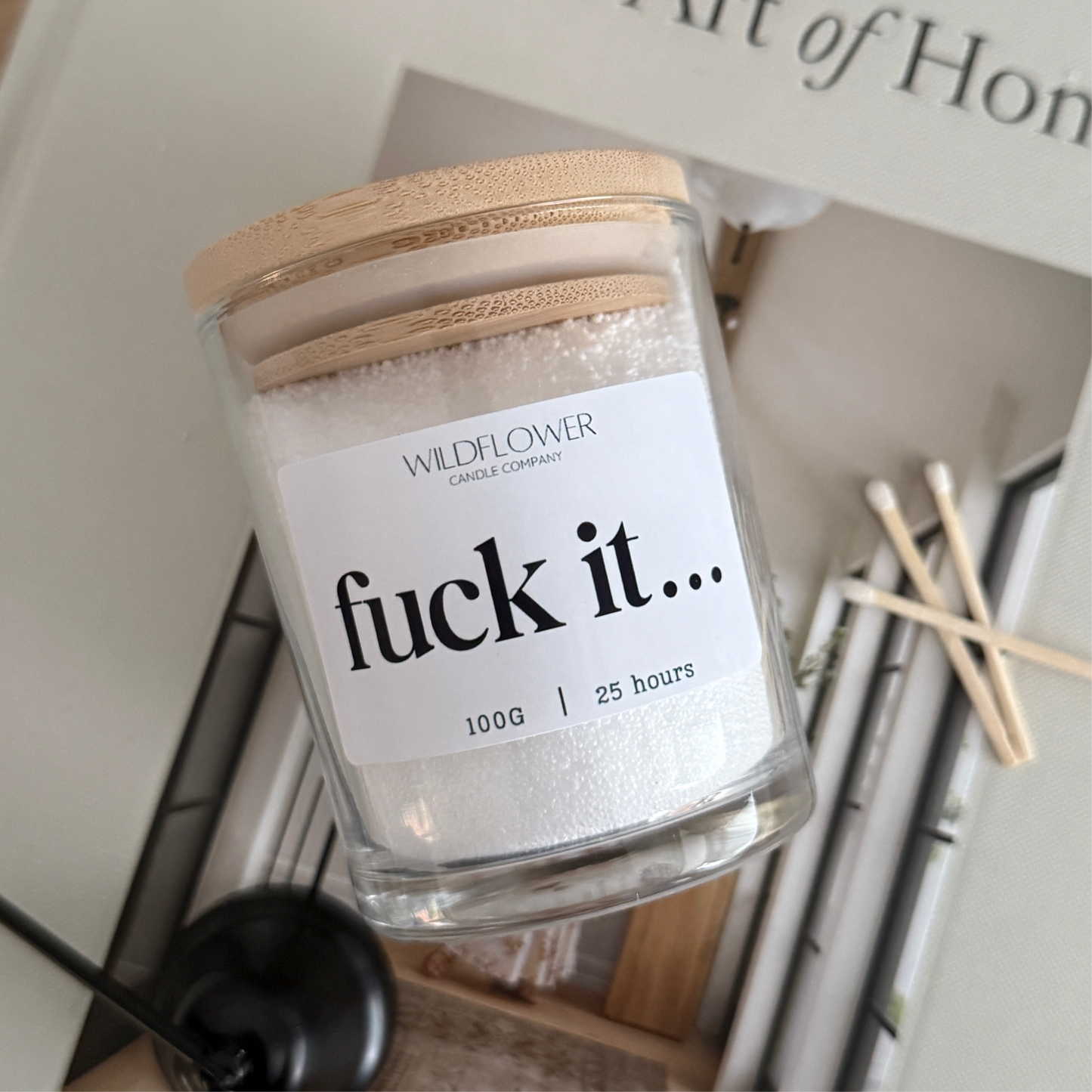 Fuck It… Candle Sand Jar