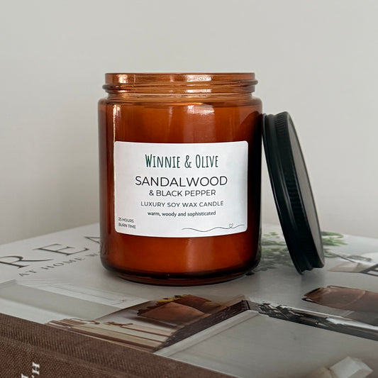 Luxury Branded Soy Candle