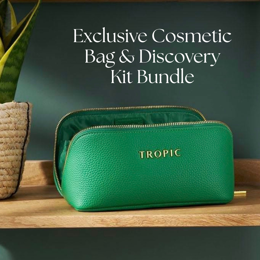 Tropic Exclusive Cosmetic Bag & Skincare Discovery Kit - FREE SHIPPING