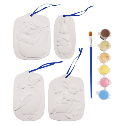 Peter Rabbit Paint Your Own Hanging Decorations - Children's Craft Kit