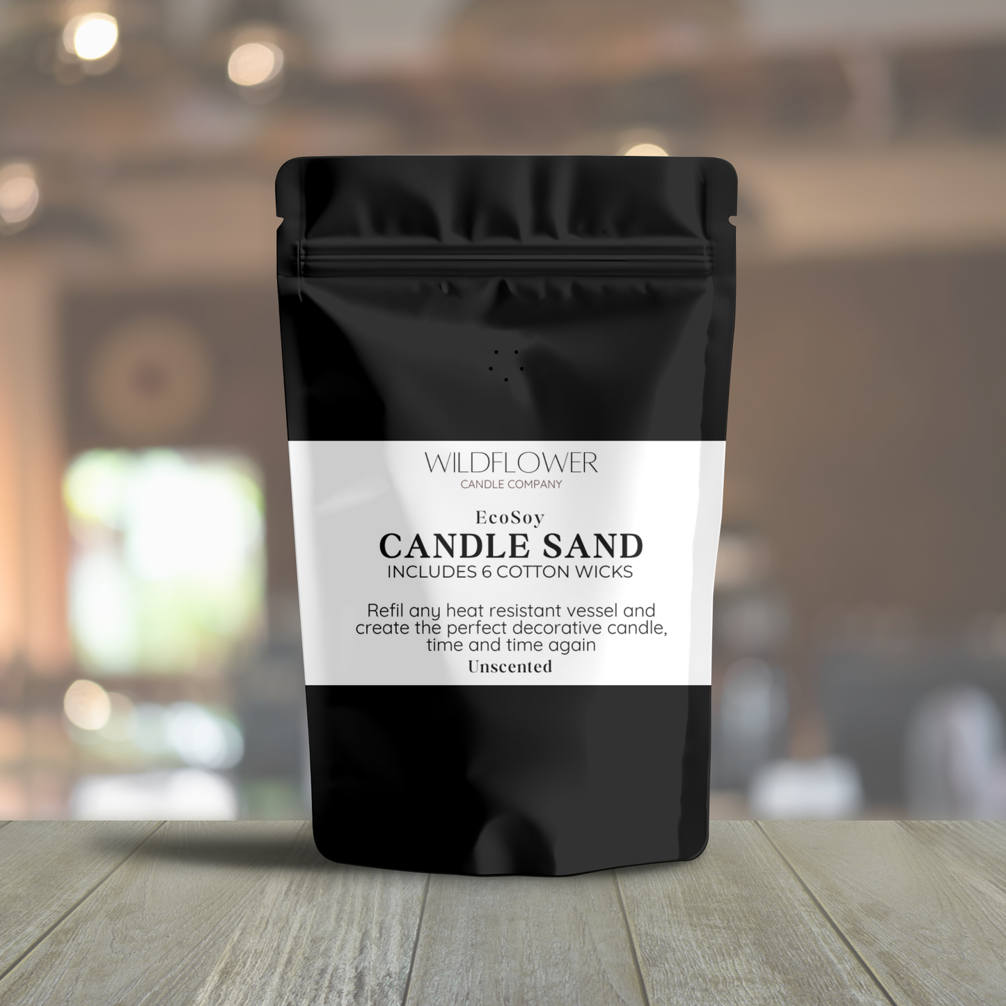 Eco Friendly Soy Candle Sand Refil Kit & FREE Signature Scent