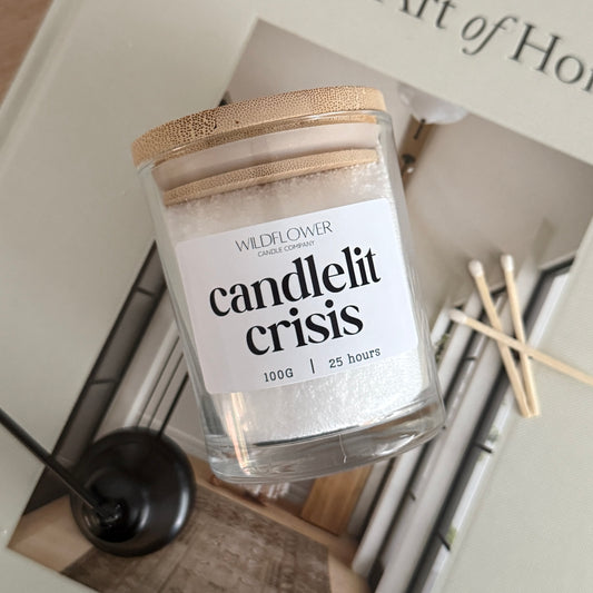 Candlelit Crisis Candle Sand Jar