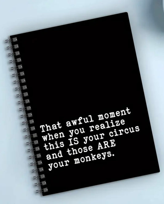 These are your Monkeys A5 Notepad
