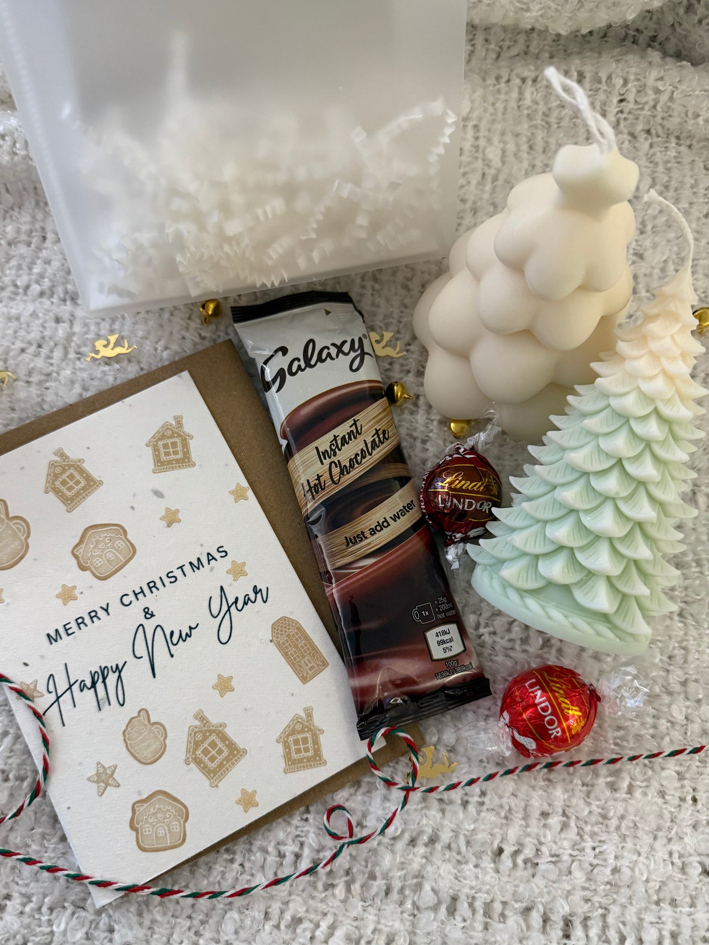 Luxury Candle & Chocolate Gift Bag - Ready to go Christmas Gift Bag