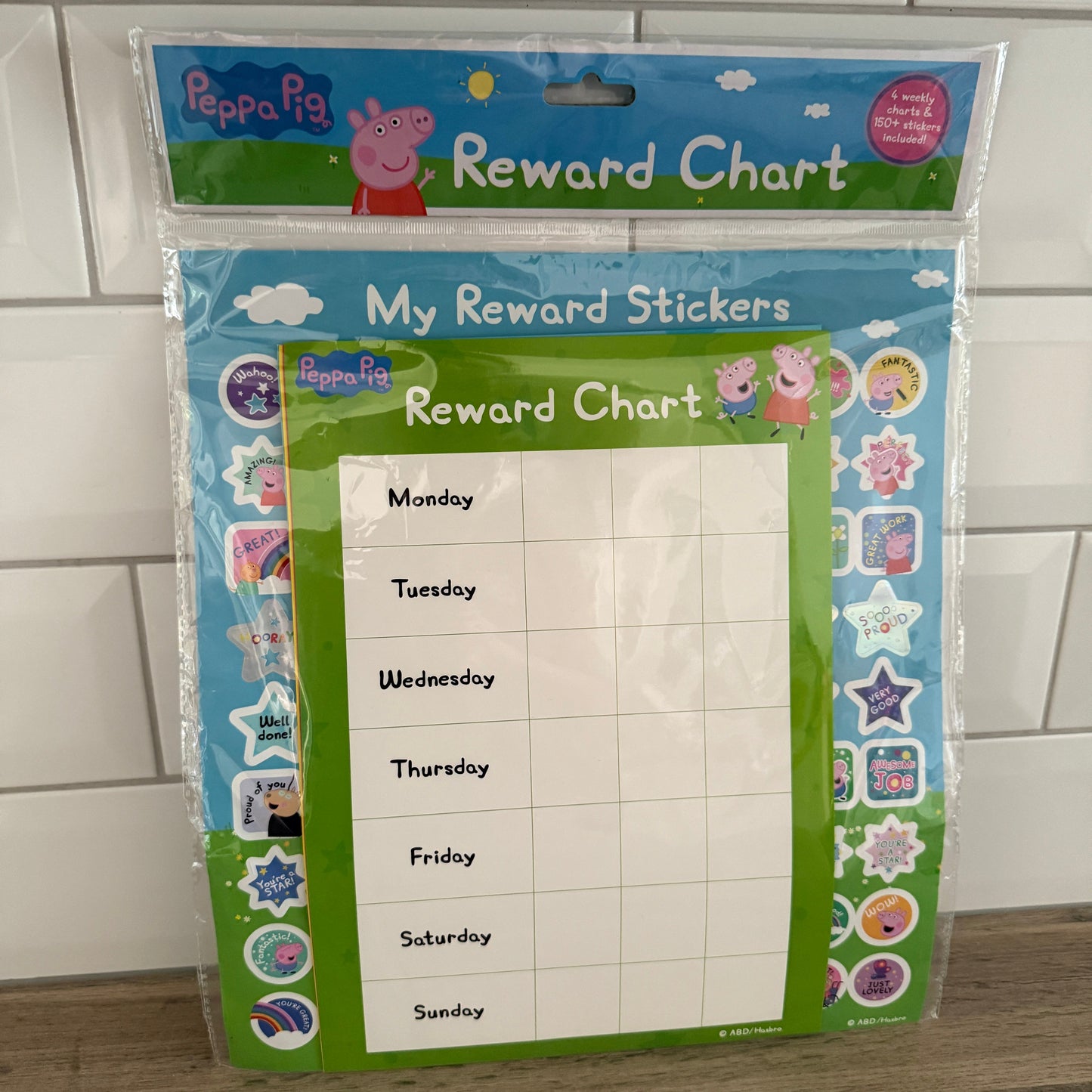 Peppa Pig Reward Chart - Brand New Sealed